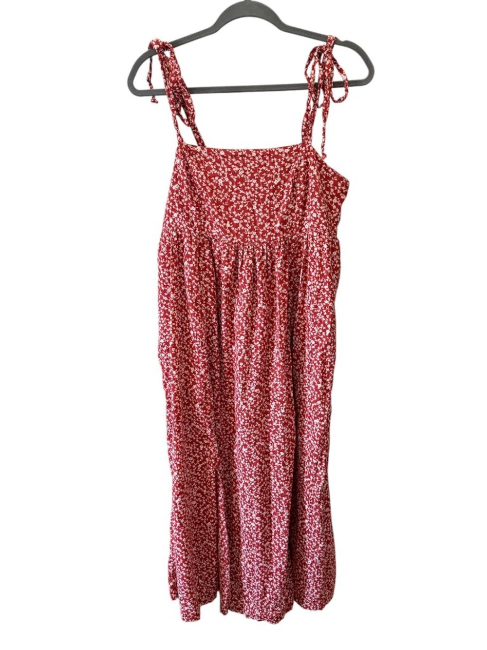 Old Navy Floral Midi Babydoll Dress with Pockets Size M